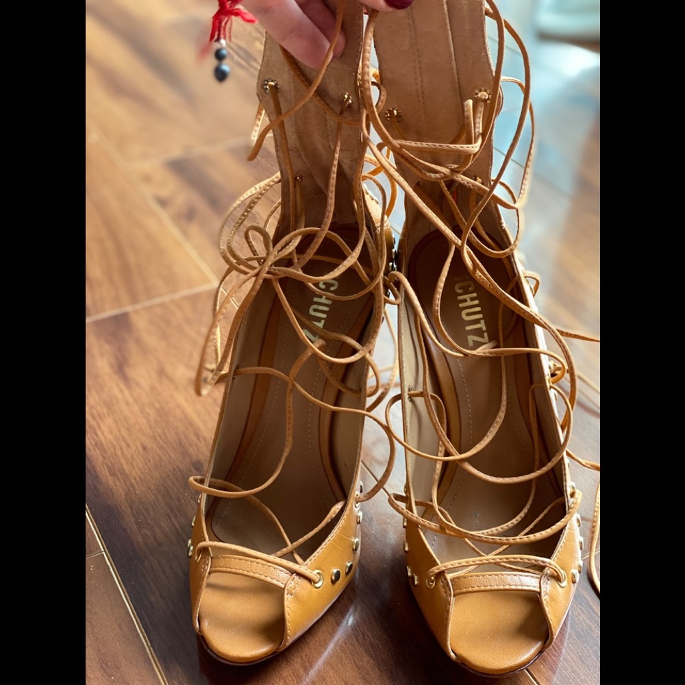 Lace up heels